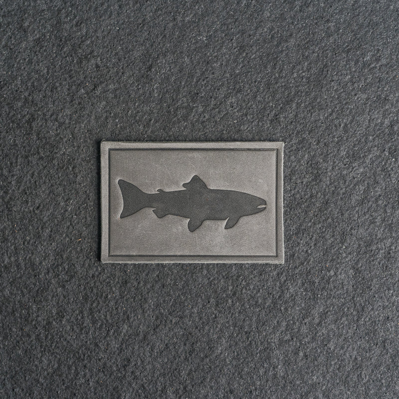 Fish Leather Patches with optional Velcro added