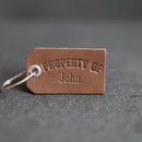 Property of Personalized Backpack Luggage Tag | Back to School