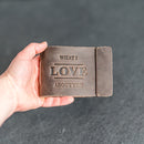 What I Love About You Leather Book
