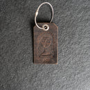 Mr. or Mrs. Design Stamped Leather Luggage Tags