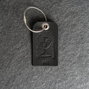 Mr. or Mrs. Design Stamped Leather Luggage Tags