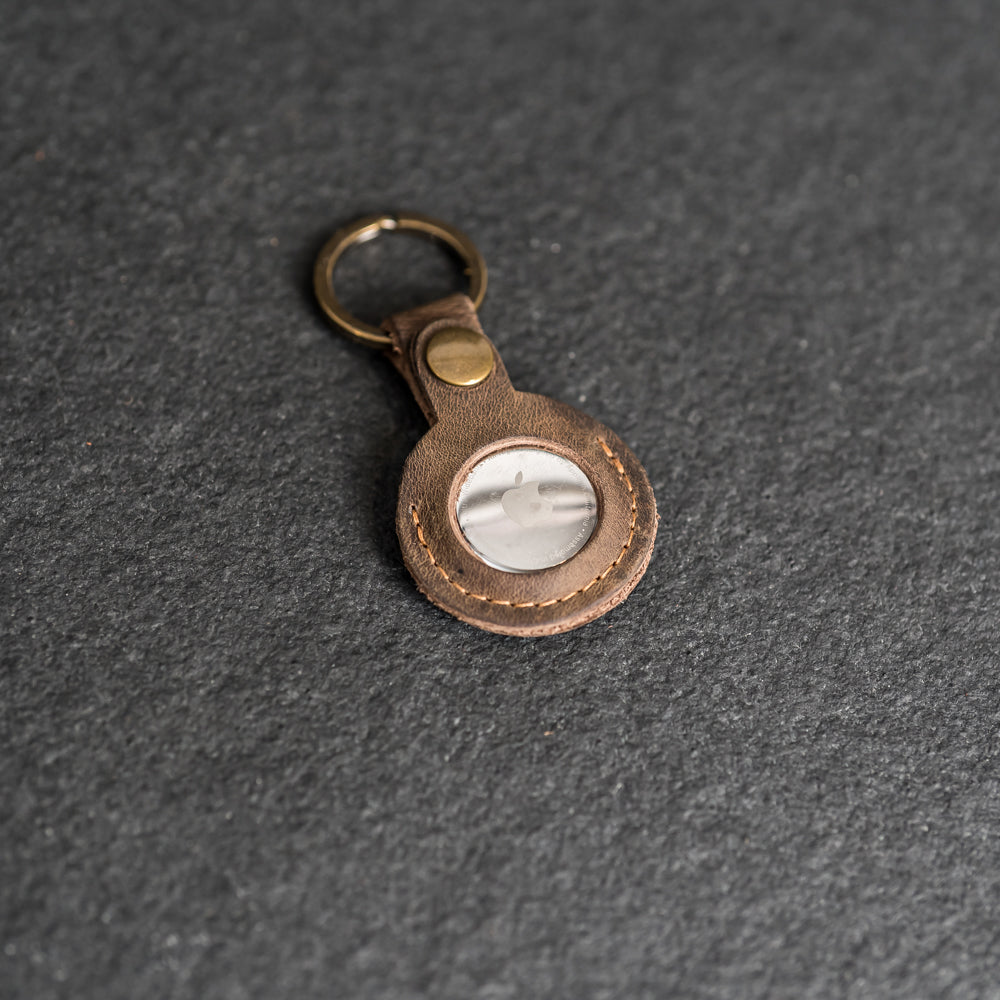 AirTag Keychain | Personalized Premium Leather Keychain AirTag