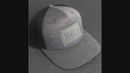 Leather Patch Performance Style Trucker Hat - Dad Stamp