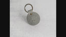Round Keychain - Double Sided | Personalized Premium Leather Keychain | Custom Key Fob | Leather Gift Handmade in the USA