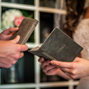 Wedding Vow Book Pocket Notebook Personalized - Ox & Pine Leather Goods