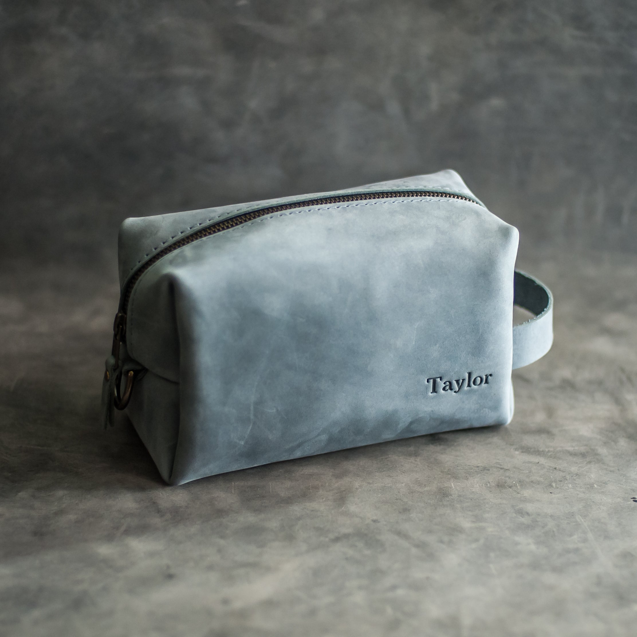 Personalized Canvas Toiletry Bag Custom Dopp Kit Bag