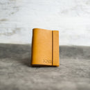 Classic Personalized Leather Pocket Journal with Professional Elastic Closure