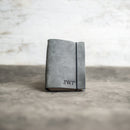 Refillable Personalized Leather Pocket Journal with Professional Elastic Closure