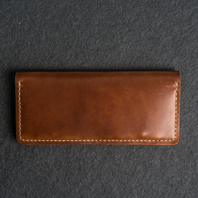 Long Wallet - Double Sided - Personalized Leather Wallet