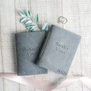 Personalized Leather Vow Book - (First Name)'s Vows (Serif)