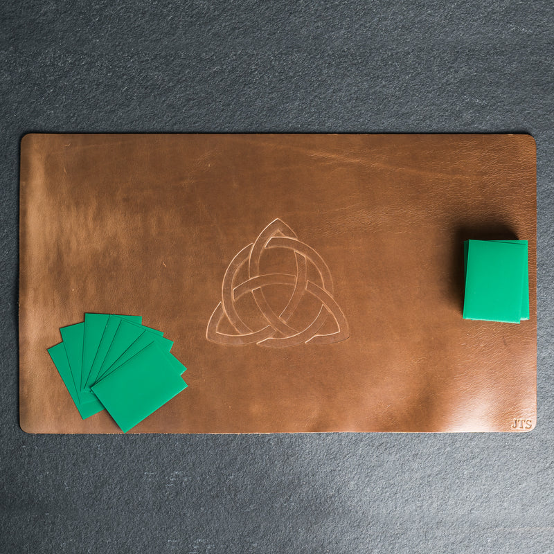 Personalized Leather Playmat for Gaming