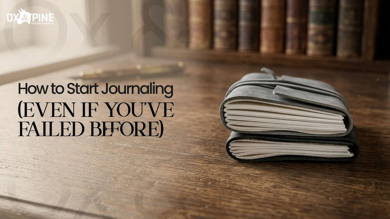 How to Start Journaling (Even If You’ve Failed Before) – Ox & Pine