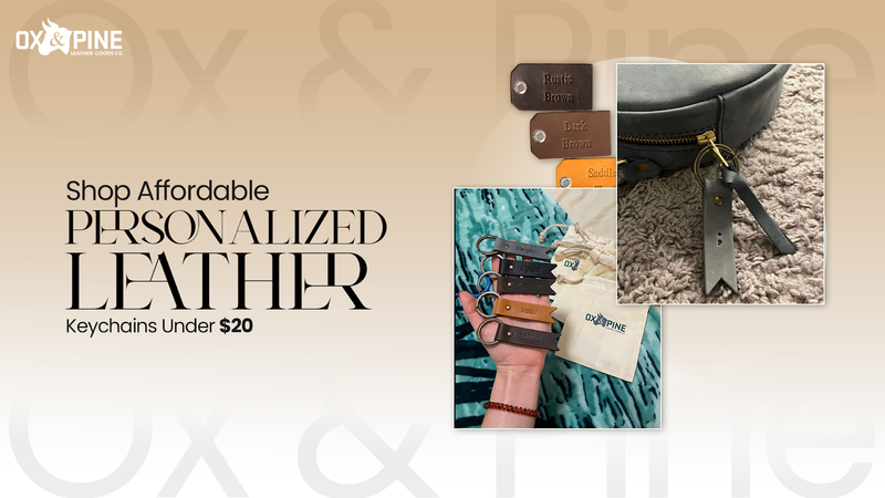 Shop Affordable Personalized Leather Keychains Under $20