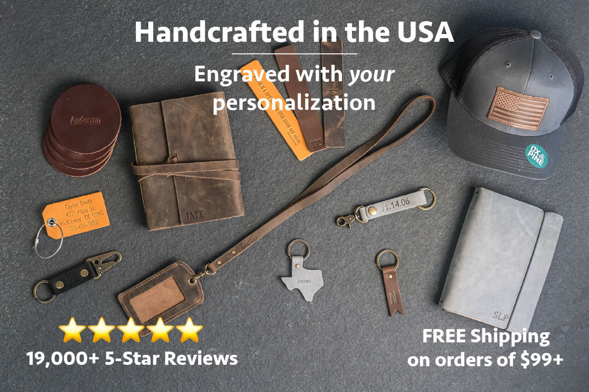 Ox & Pine | Personalized Leather Journals & Goods