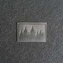 Pine Tree Ridgeline Leather Patches with Optional Hook and Loop Fastener