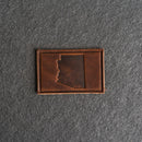 Arizona Leather Patches with Optional Hook and Loop Fastener