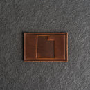 Utah Leather Patches with Optional Hook and Loop Fastener