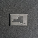 New York Leather Patches with Optional Hook and Loop Fastener