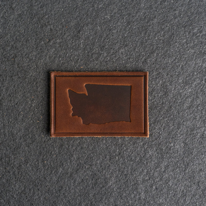 Washington  Leather Patches with optional Velcro added