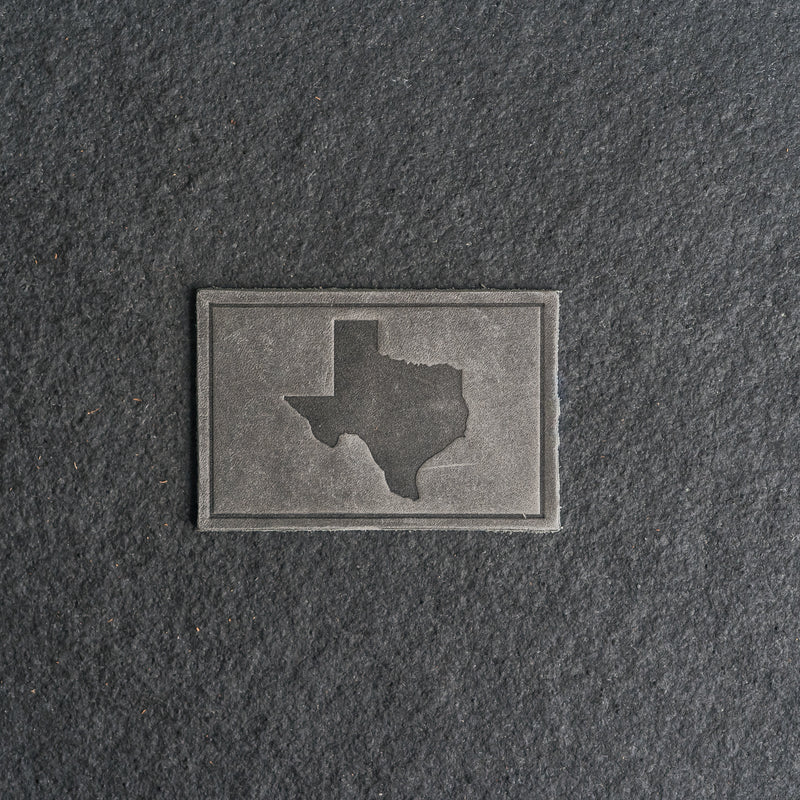 Texas Leather Patches with optional Velcro added