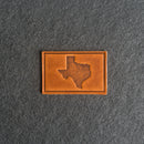 Texas Leather Patches with Optional Hook and Loop Fastener