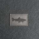 Fish Leather Patches with Optional Hook and Loop Fastener