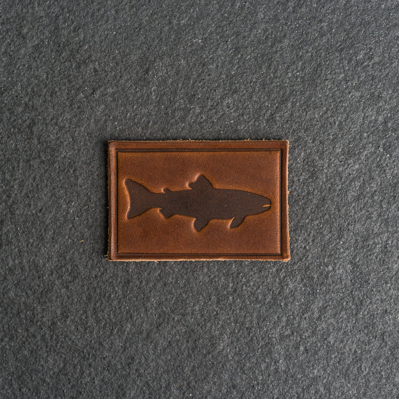 Fish Leather Patches with optional Velcro added