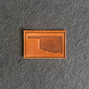 Oklahoma Leather Patches with Optional Hook and Loop Fastener
