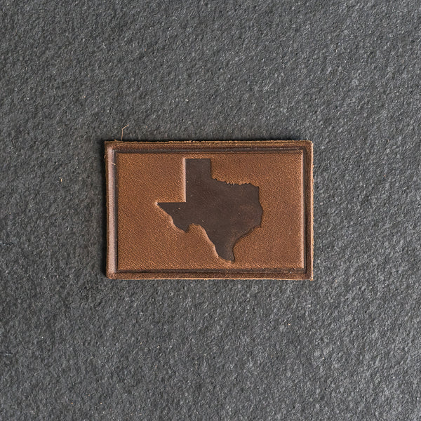 Texas Leather Patches with optional Velcro added