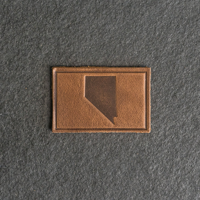 Nevada Leather Patches with optional Velcro added