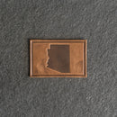 Arizona Leather Patches with Optional Hook and Loop Fastener