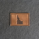 Idaho Leather Patches with Optional Hook and Loop Fastener