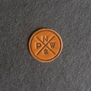 PNW Leather Patches with Optional Hook and Loop Fastener - Pacific Northwest