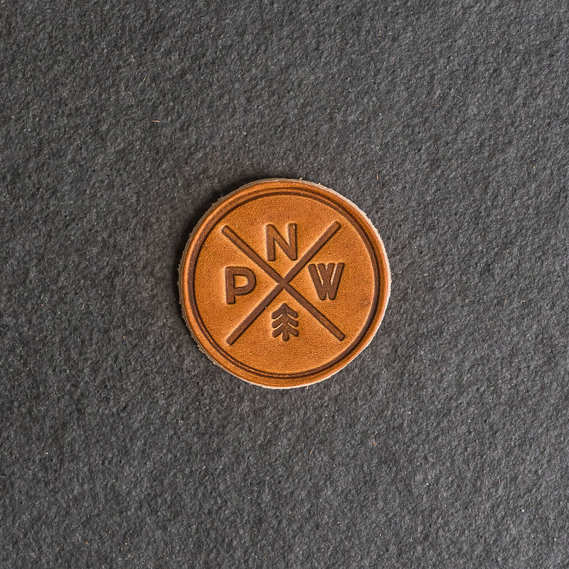 PNW Leather Patches with optional Velcro added - Pacific Northwest