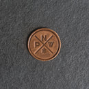 PNW Leather Patches with Optional Hook and Loop Fastener - Pacific Northwest