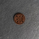 Compass Rose Leather Patches with Optional Hook and Loop Fastener