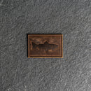 Fish Leather Patches with Optional Hook and Loop Fastener