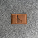 Idaho Leather Patches with Optional Hook and Loop Fastener