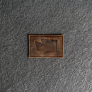 Washington Leather Patches with Optional Hook and Loop Fastener
