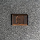 Arizona Leather Patches with Optional Hook and Loop Fastener