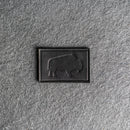 Bison Stamp Leather Patches with Optional Hook and Loop Fastener