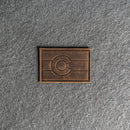 Colorado Flag Leather Patches with Optional Hook and Loop Fastener