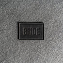 Bride & Groom Leather Patches with Optional Hook and Loop Fastener- Block Font