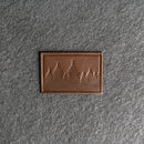 Pine Tree Ridgeline Leather Patches with Optional Hook and Loop Fastener