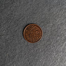 Floral Leather Patches with Optional Hook and Loop Fastener - Circle