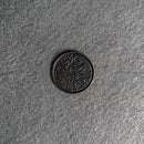 Floral Leather Patches with Optional Hook and Loop Fastener - Circle