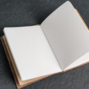 Refillable Leather Adventure Journal with Wrap Closure | Personalized Travel Gift | Travel Notebook | Leather Journal