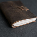 Refillable Leather Adventure Journal with Buckle Closure | Personalized Travel Gift | Travel Notebook | Leather Journal