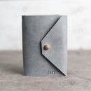Refillable Leather Journal with Snap Closure