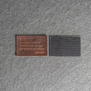 Education is the most powerful | Leather Patch with Hook and Optional Loop Fastener